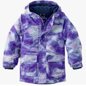 Lands' End Kids Squall Parka B Ultra Violet Cosmos Kids XX-Large or Womens small